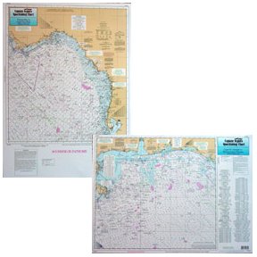 Captain Segull's Nautical Charts Tampa Bay, FL to Mississippi River Passes